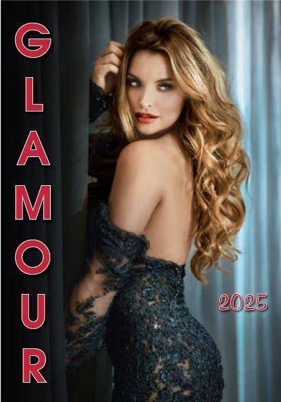 Kalendář 2025 Glamour nástěnný 34 x 485 cm