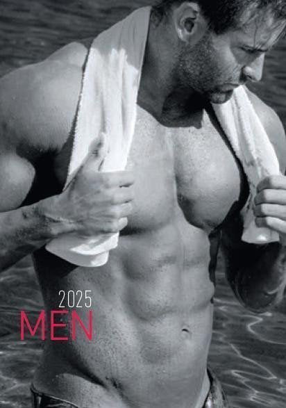 Kalendář 2025 Men nástěnný 34 x 485 cm