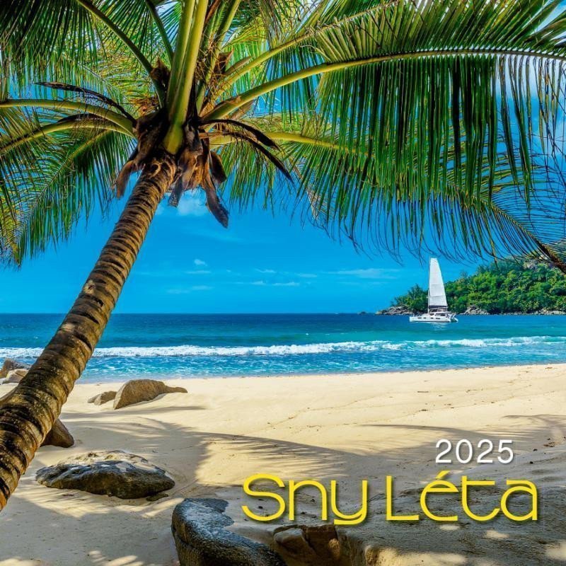 Kalendář 2025 Sny léta nástěnný 33 x 33 cm