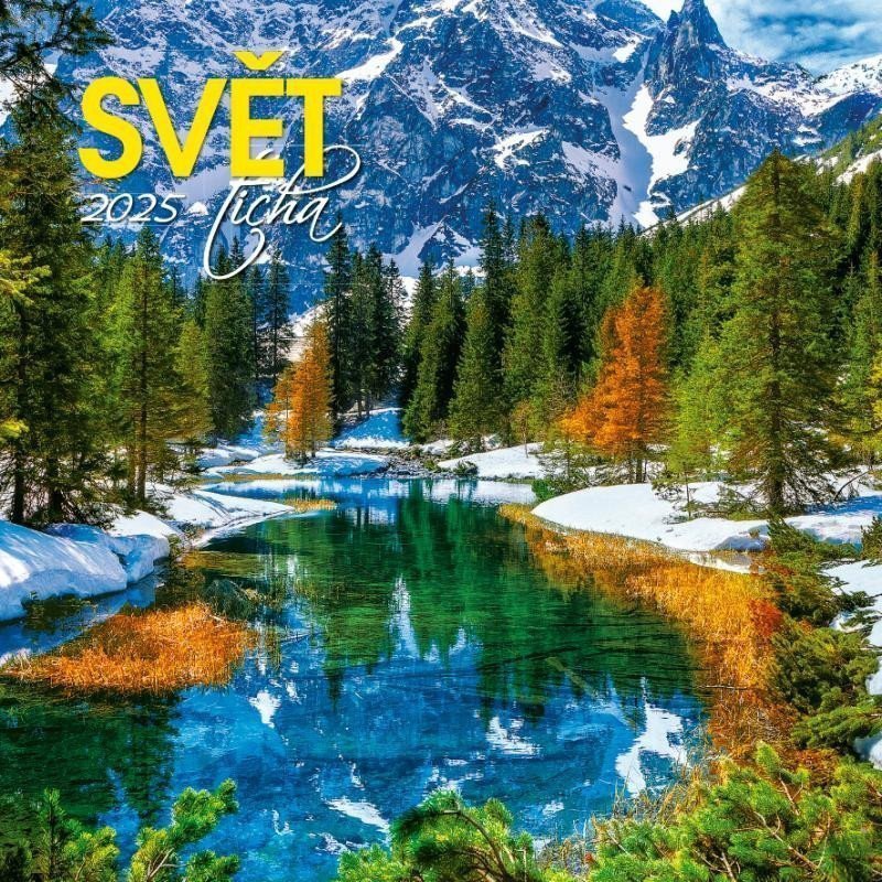 Kalendář 2025 Svět ticha nástěnný 33 x 33 cm