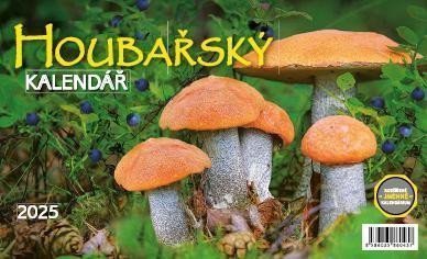 Kalendář 2025 Houbařský kalendář stolní 23 x 14 cm