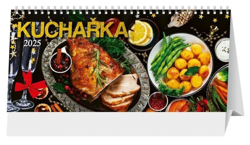 Kalendář 2025 Kuchařka stolní 297 x 138 cm