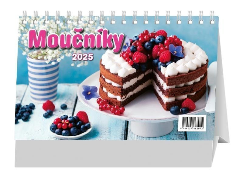 Kalendář 2025 Moučníky stolní 23 x 14 cm