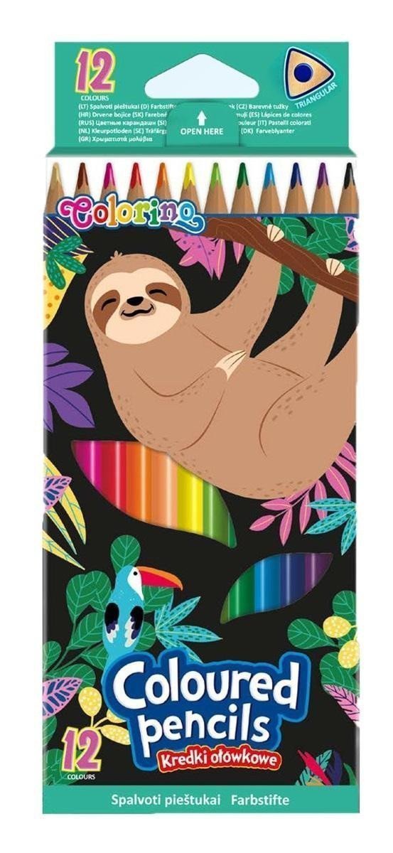 Colorino pastelky trojhranné Wildkid 12 barev