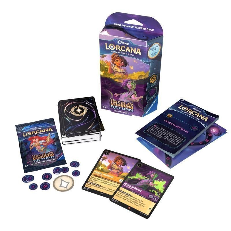Disney Lorcana Ursulas Return - Starter Deck Amber  Amethyst