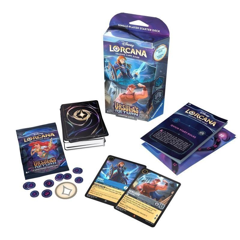 Disney Lorcana Ursulas Return - Starter Deck Sapphire  Steel