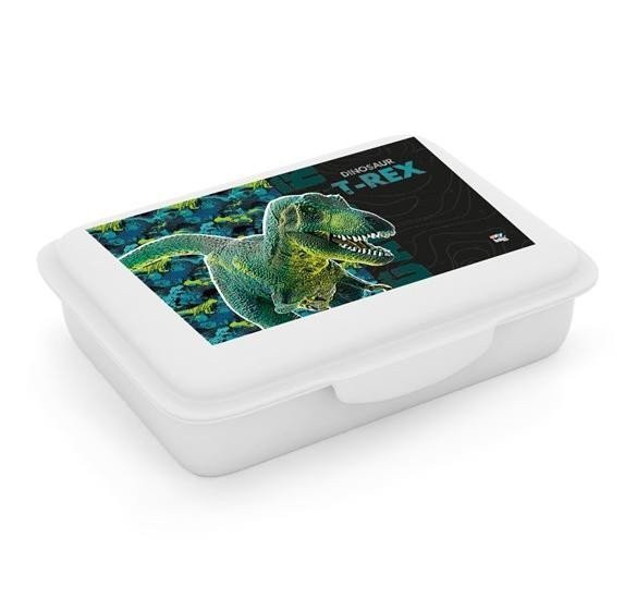 Box na svačinu s přihrádkou - Premium Dinosaurus