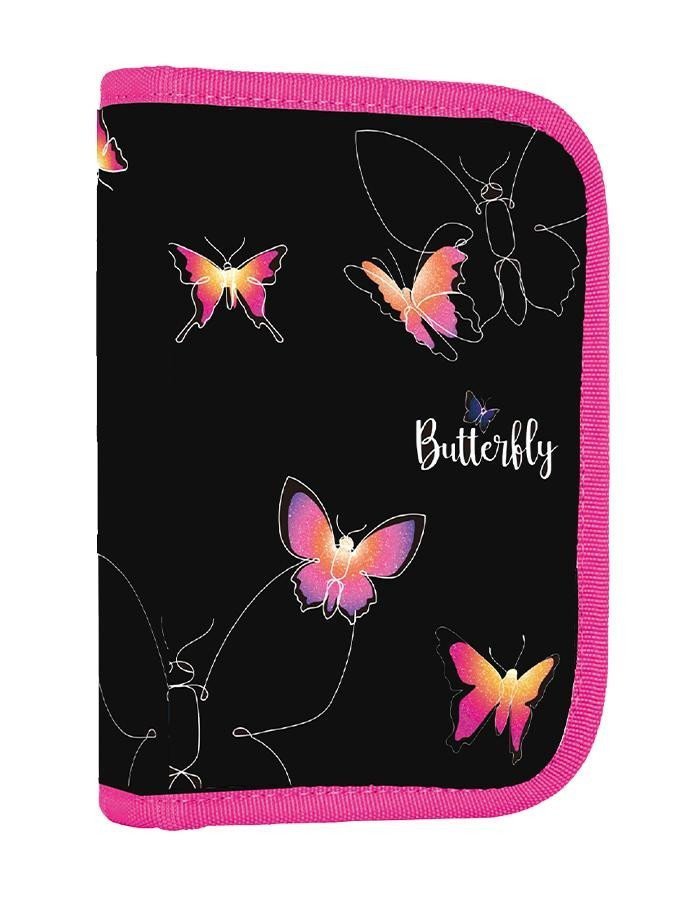 Penál 1 patrový 2 chlopně prázdný - OXY NEXT Butterfly