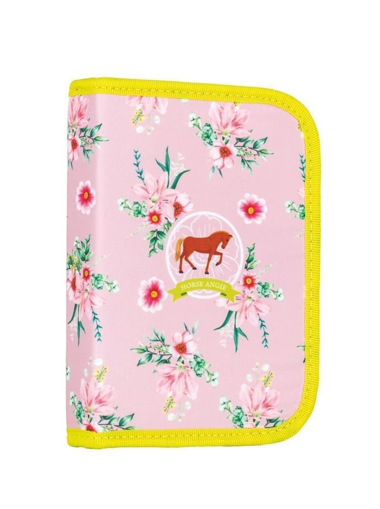 Penál 1 patrový 2 chlopně naplněný - Kůň