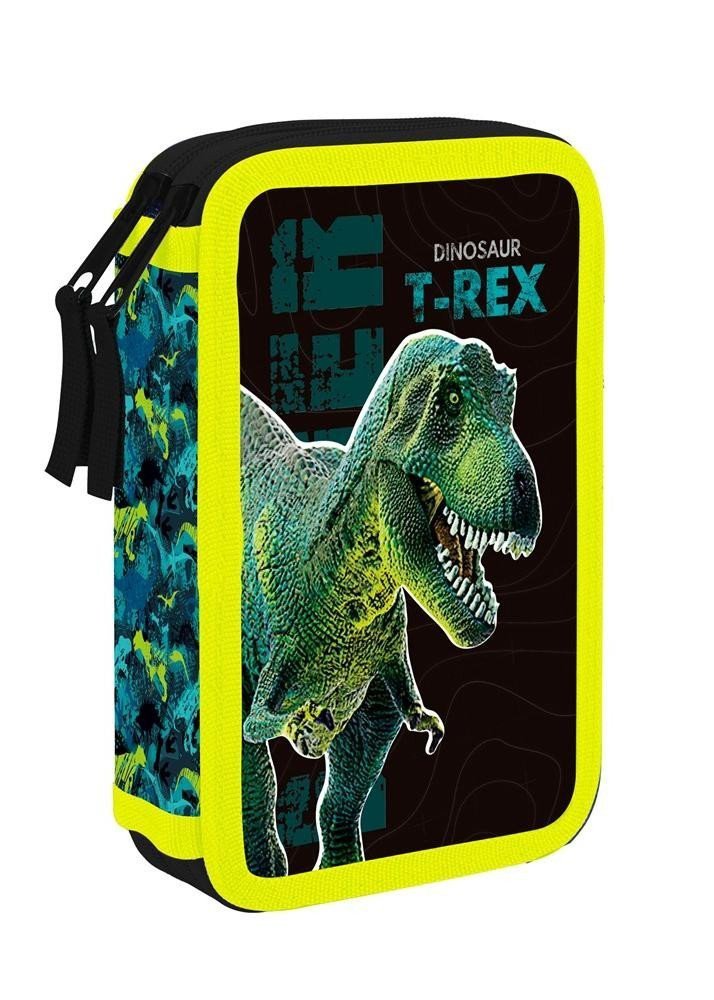 Penál 2 patrový prázdný - Premium Dinosaurus prázdný