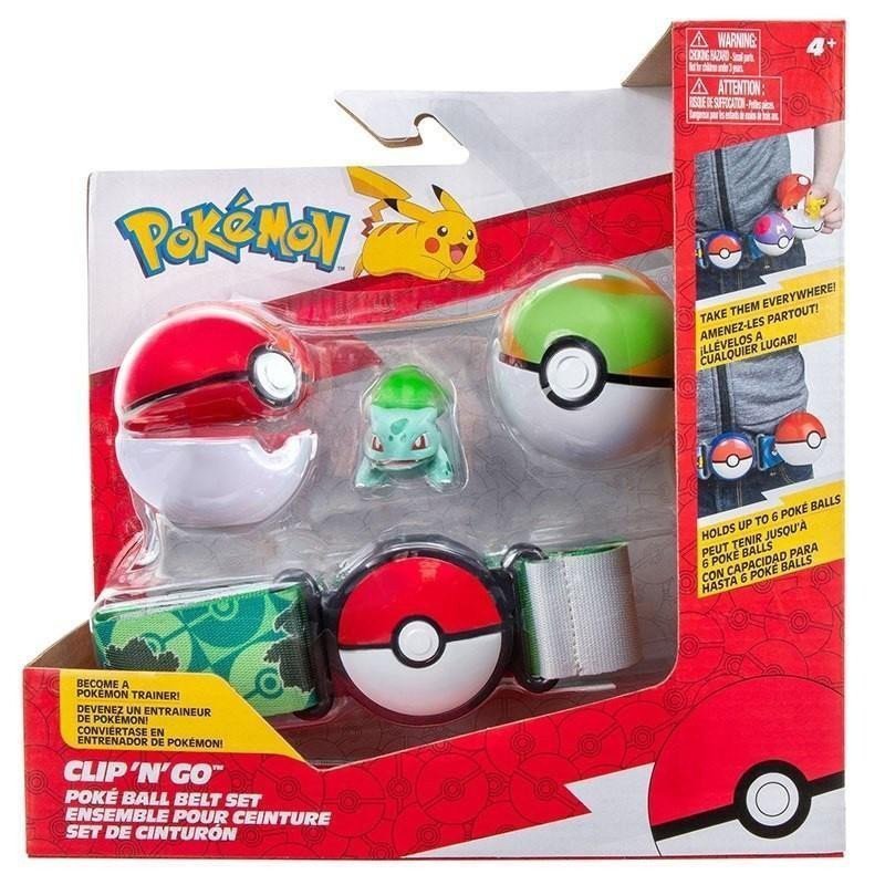 Pokémon Clip n Go Poké Ball Belt Set - mix motivů