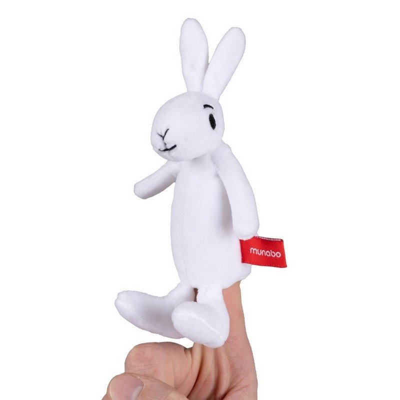 Králík Bobek Maňásek prstový 15 cm