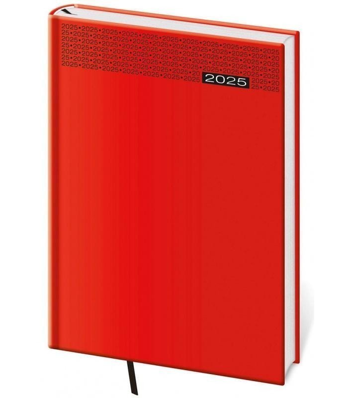 Diář 2025 Gommato týdenní B5 červená