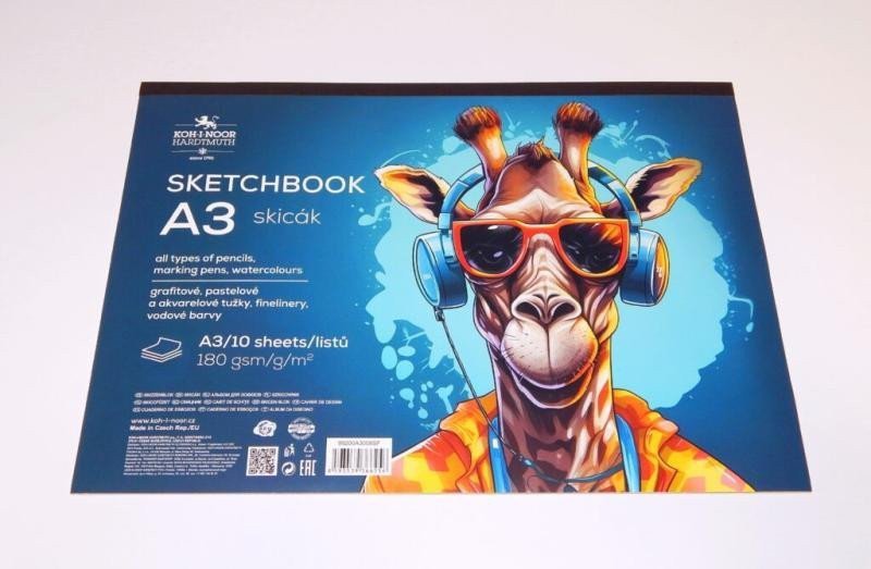 Koh-i-noor skicák A3 10 listů 180g