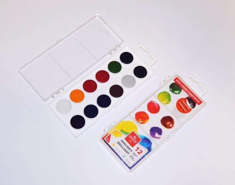 Koh-i-noor Vodové anilinové barvy 12 barev