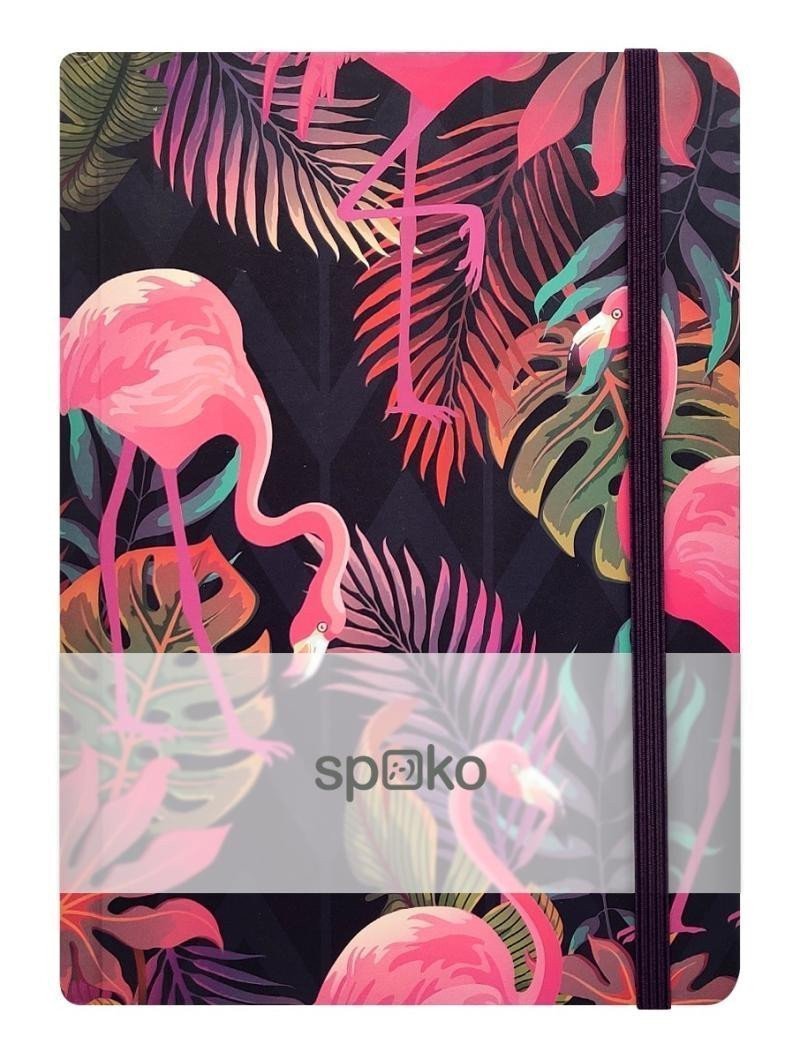 Spoko zápisník Jungle plameňák A5 linkovaný