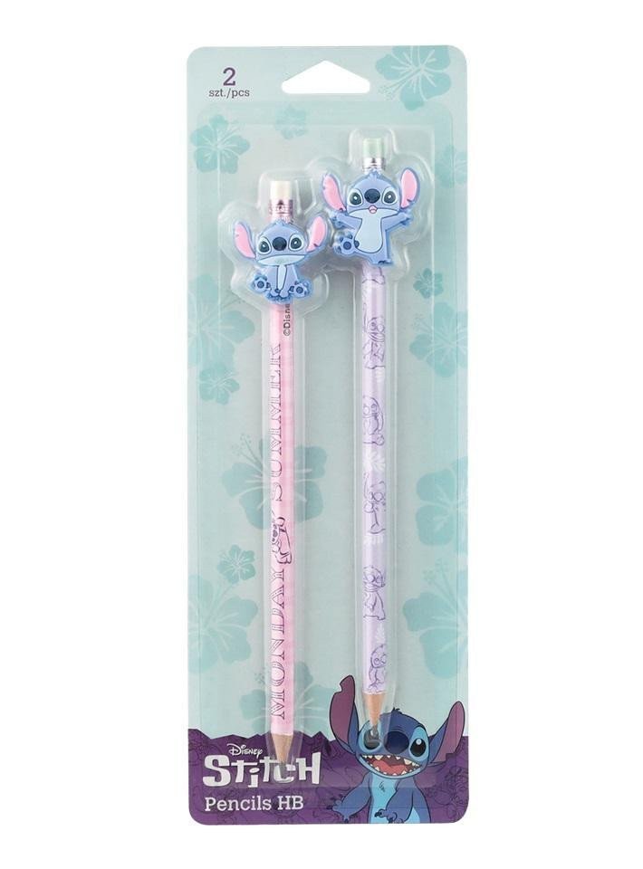 Colorino sada tužek Stitch HB s pryží blistr 2 ks