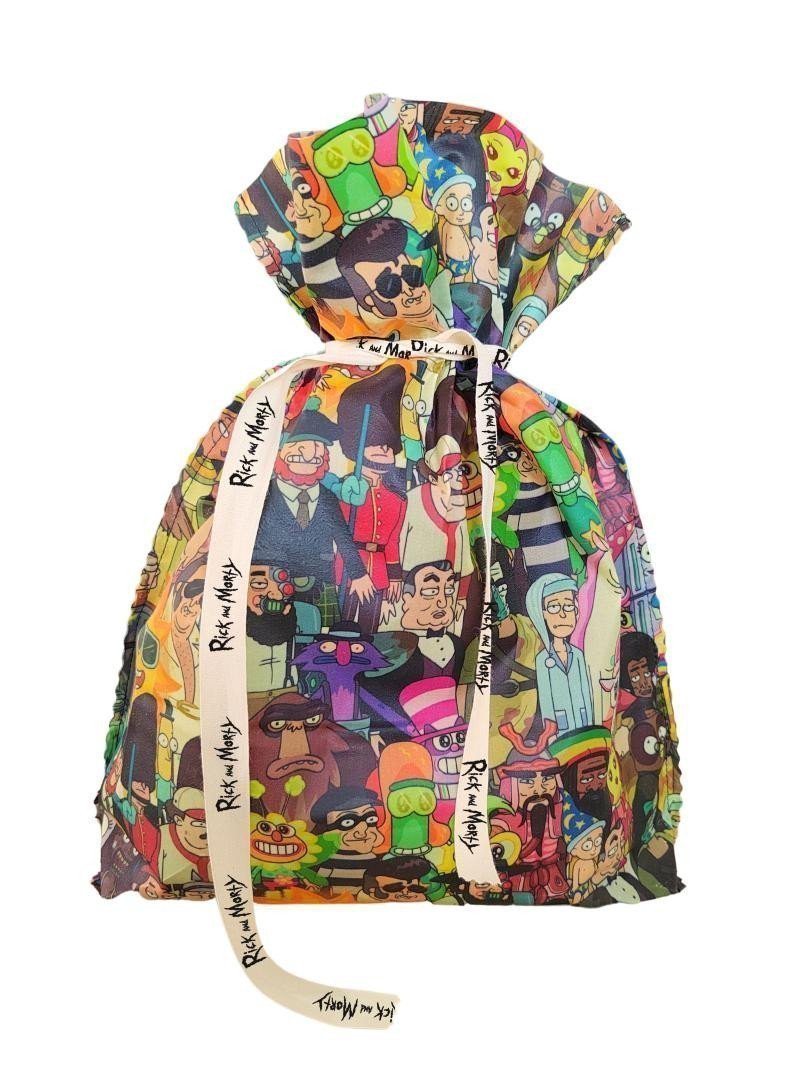 Rick  Morty Voskovaný pytlík - Parasite 30 x 40 cm