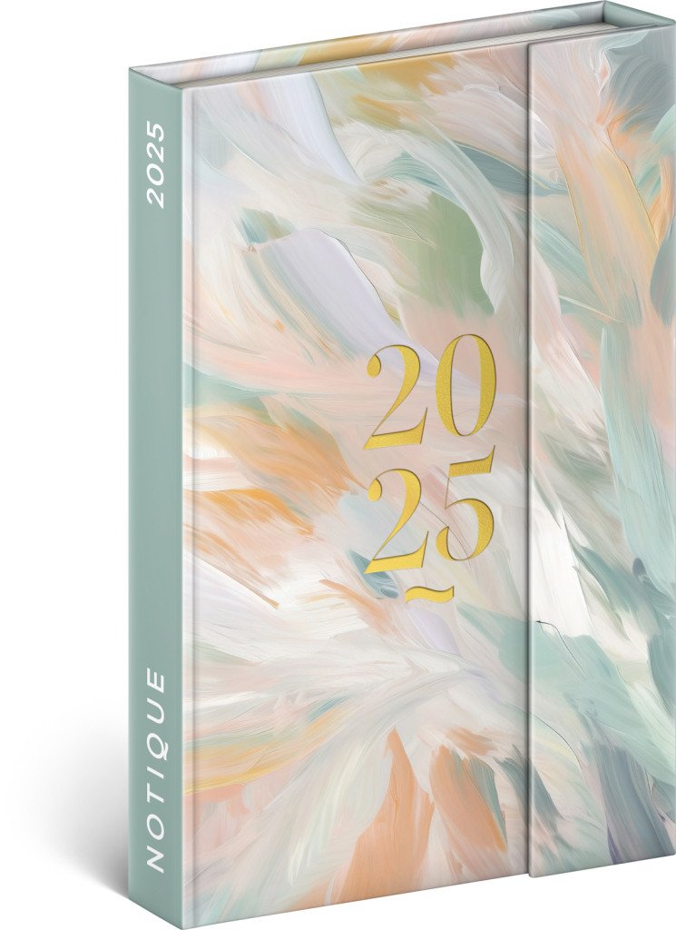 Diář 2025 Malba - týdenní magnetický 11 × 16 cm