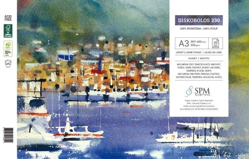 Grafický blok Discobolos 230 gm2 A3