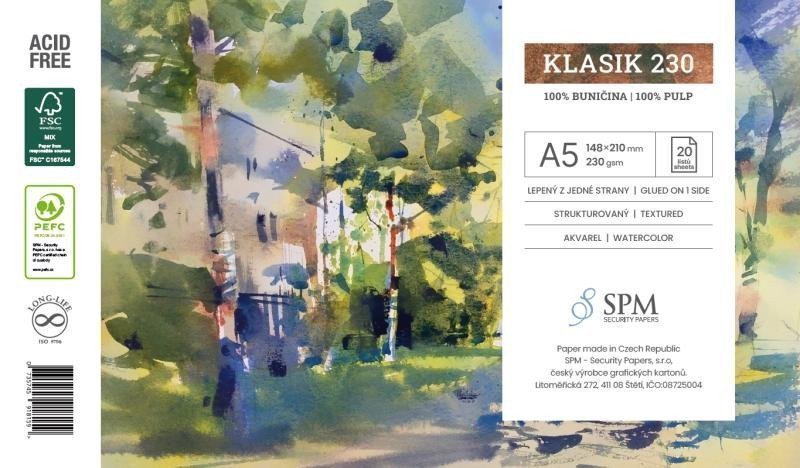 Grafický blok Klasik 230 gm2 A5