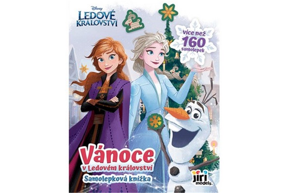 Vánoce v Ledovém království - Samolepková knížka