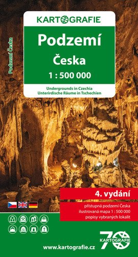 Podzemí Česka 1500 000 tematická mapa