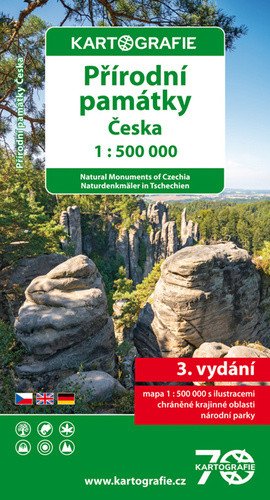 Přírodní památky Česka 1500 000