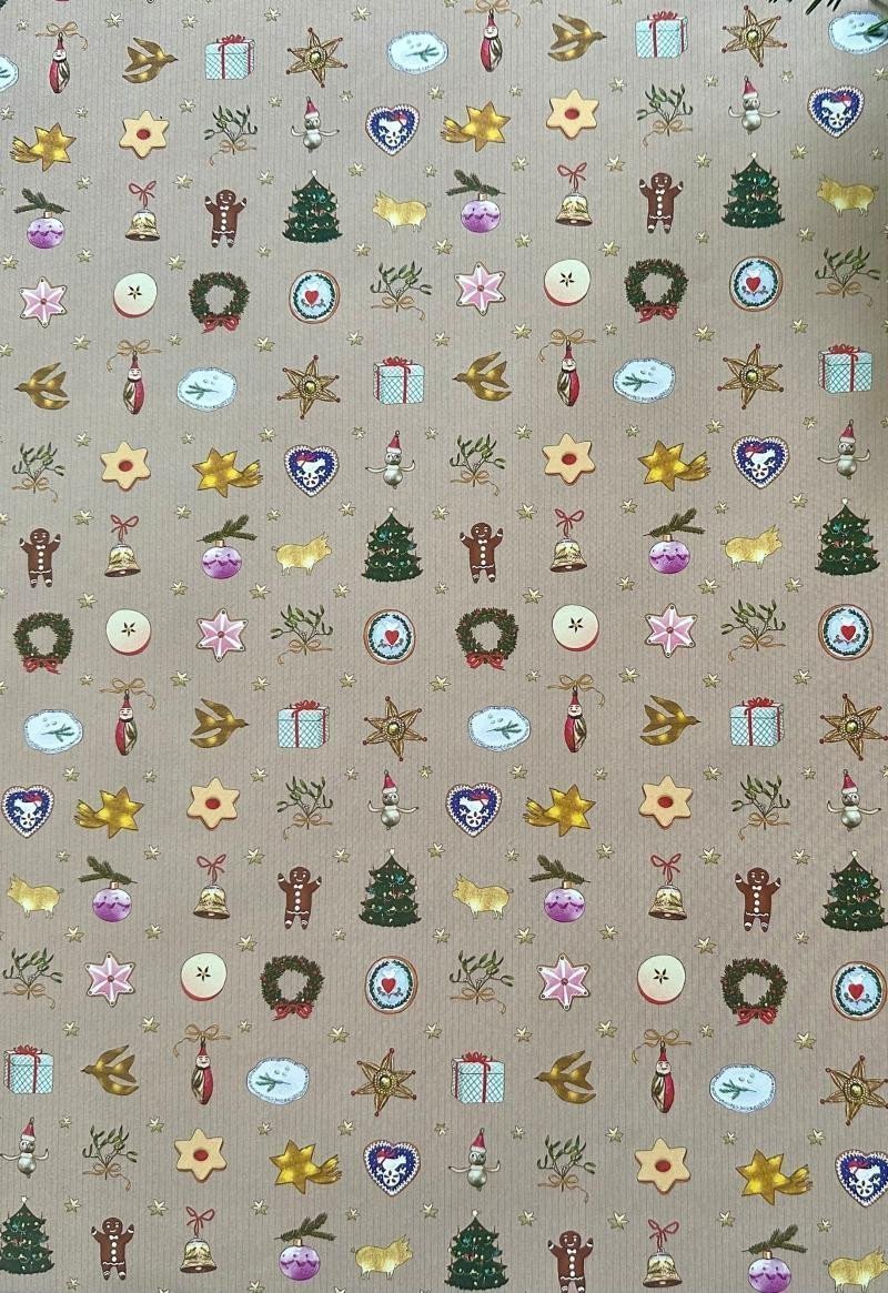 Be Nice EKO Balicí papír vánoční - Vánoční pohádka 3 ks velký