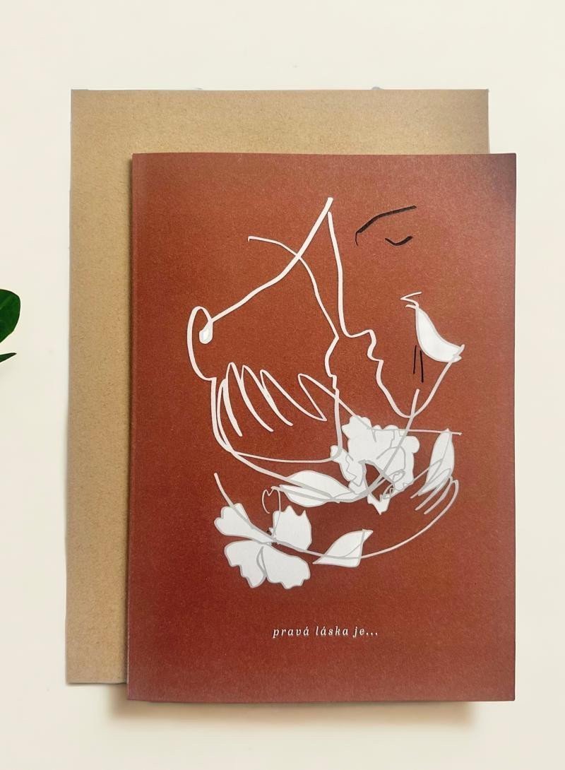 Be Nice EKO Přání Pravá láska je  - hnědé