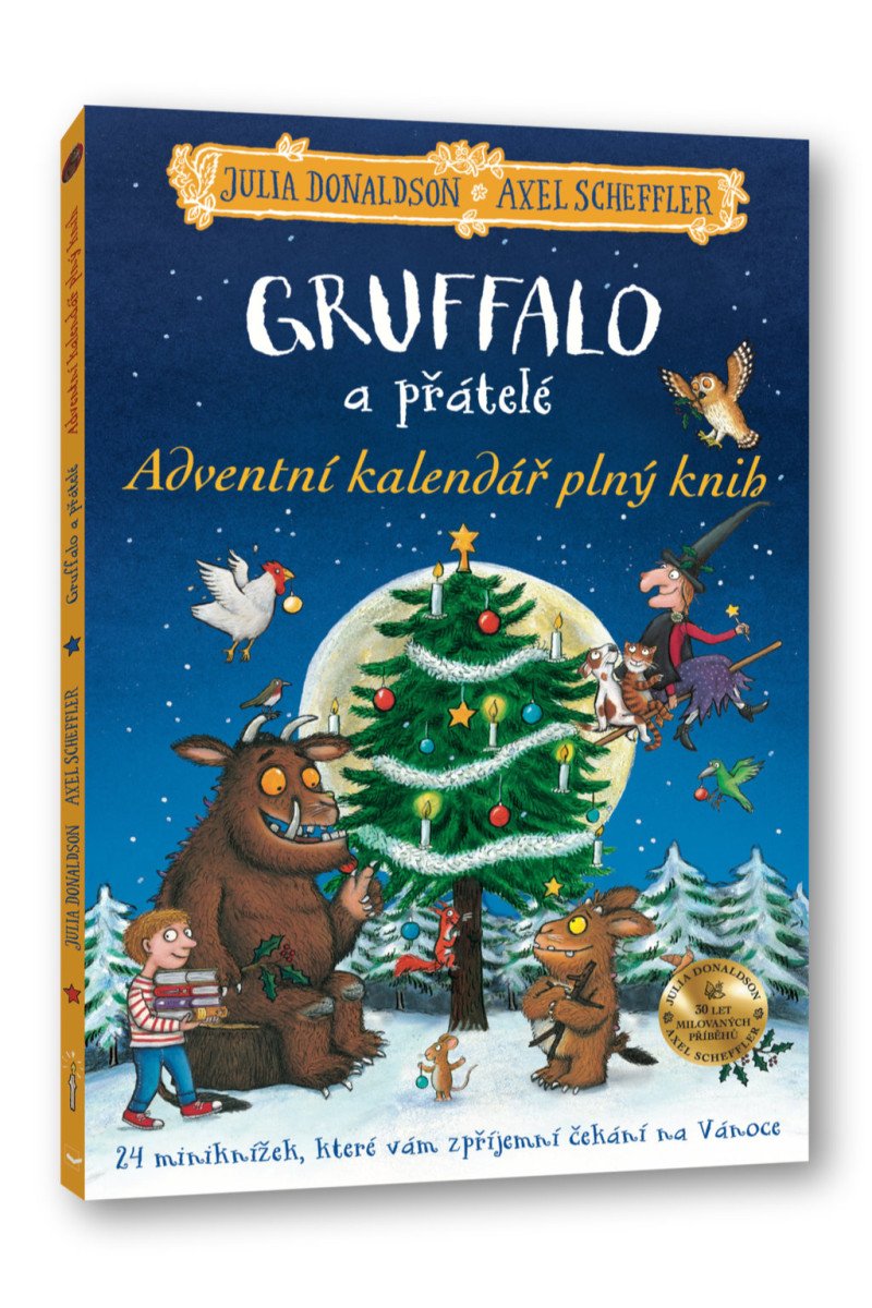 Gruffalo a přátelé - Adventní kalendář plný knih – Donaldsonová Julia