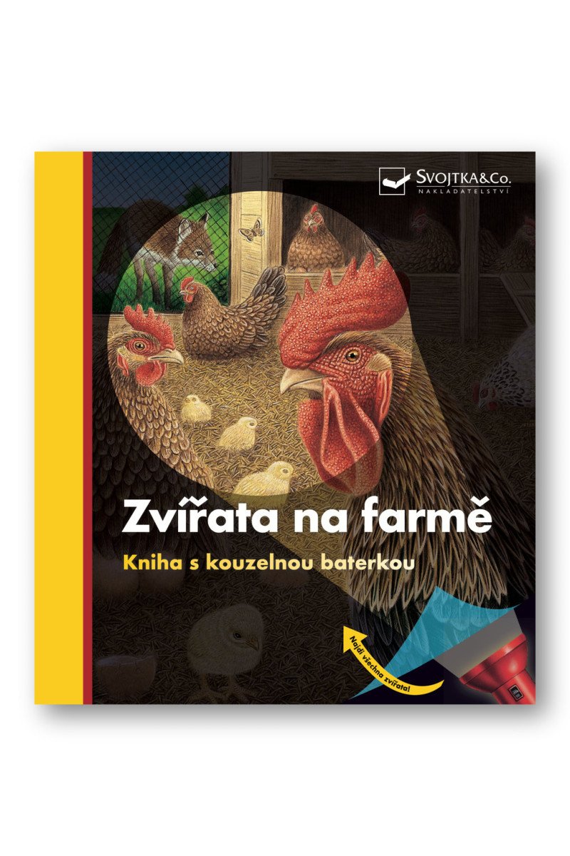 Zvířata na farmě - Kniha s kouzelnou baterkou