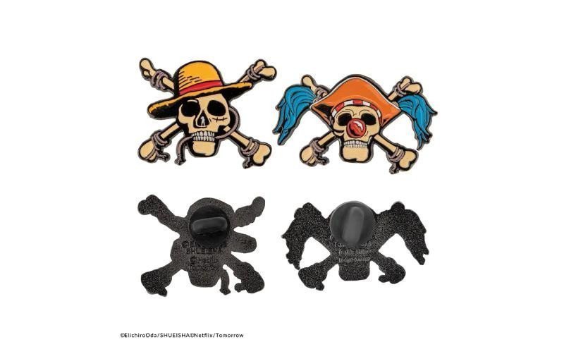 One Piece Set odznaků 2 ks - Luffy  Buggy