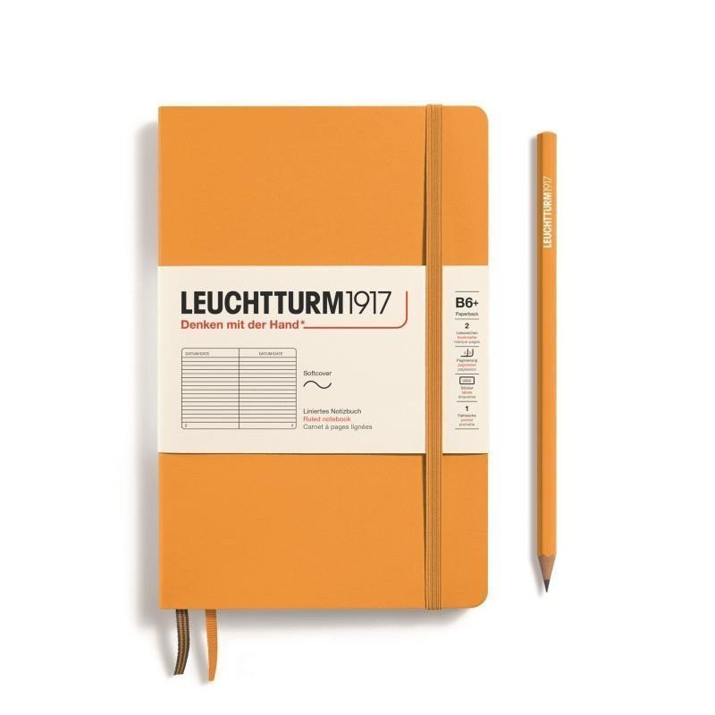 Leuchtturm1917 Zápisník Rising Sun Softcover B6 linkovaný
