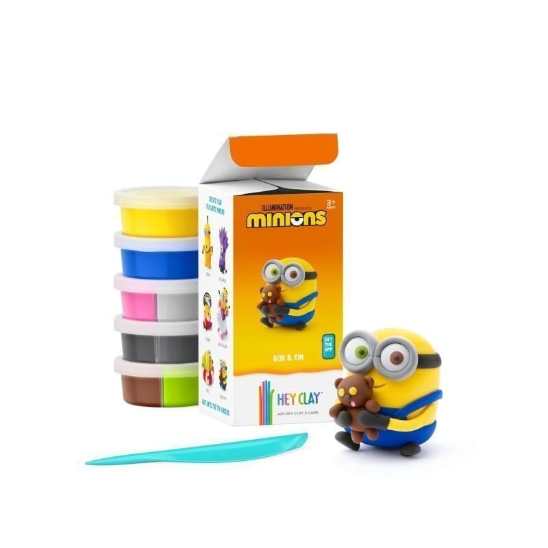 Hey Clay Kreativní sada - Mimoni Bob a Tim
