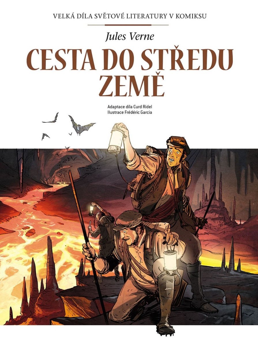 Cesta do středu Země -  Velká díla světové literatury v komiksu – Verne Jules