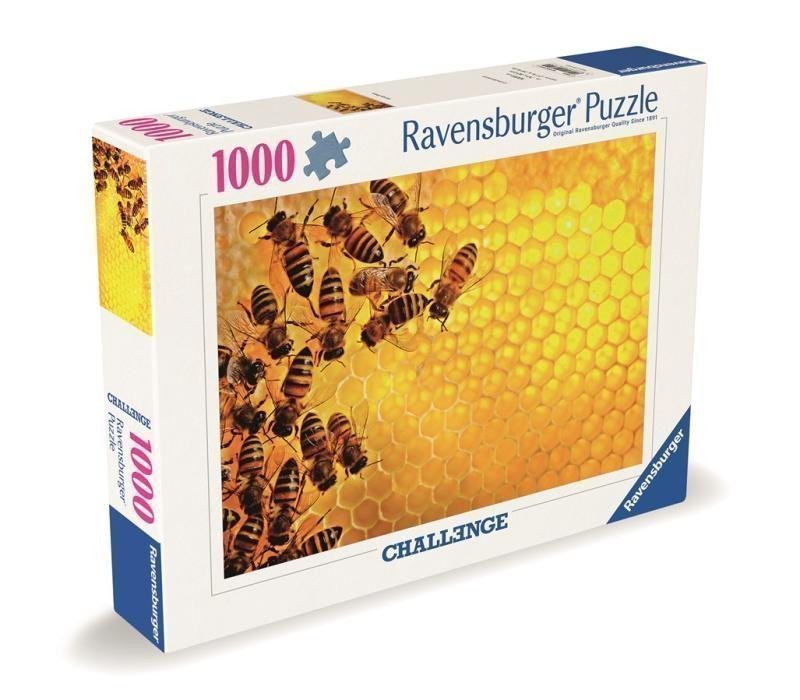 Puzzle Challenge Včely na medové plástvi 1000 dílků