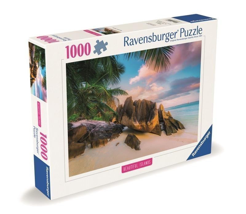 Puzzle Nádherné ostrovy Seychely 1000 dílků