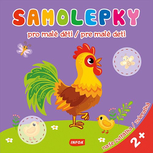 Samolepky pro malé děti  Samolepky pre malé deti - Naše zvířátka