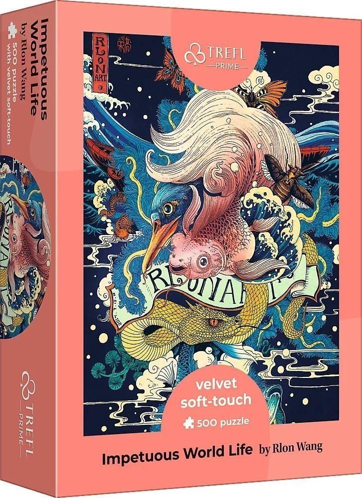 Puzzle Velvet Soft Touch Nespoutaný svět života 500 dílků