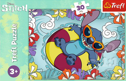 Puzzle Lilo  Stitch Na prázdninách 30 dílků
