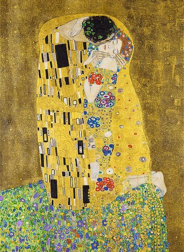 Dřevěné puzzle Art Gustav Klimt - Polibek 200 dílků