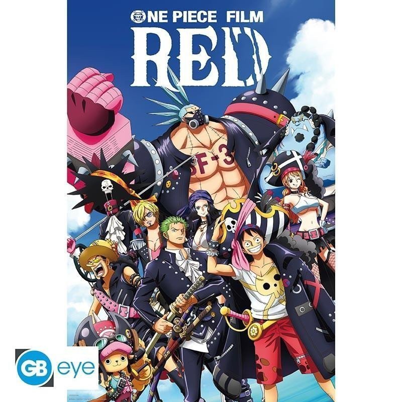 One Piece Plakát Maxi Red 915 x 61 cm