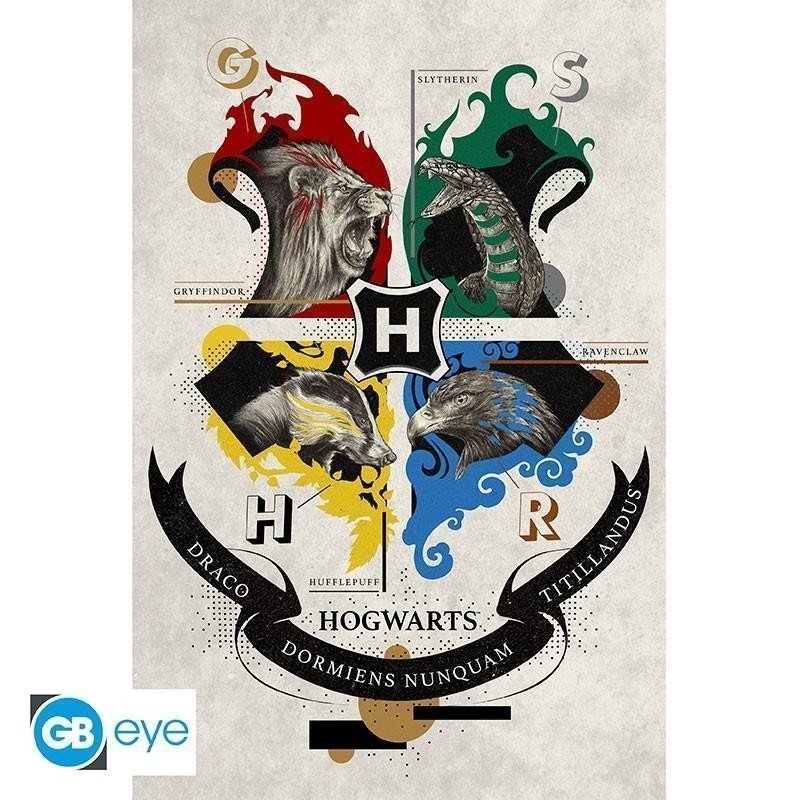 Harry Potter Plakát Maxi Animal Crest 915 x 61 cm