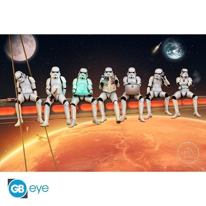 Star Wars Plakát Maxi Stormtroopers on Girders 915 x 61 cm