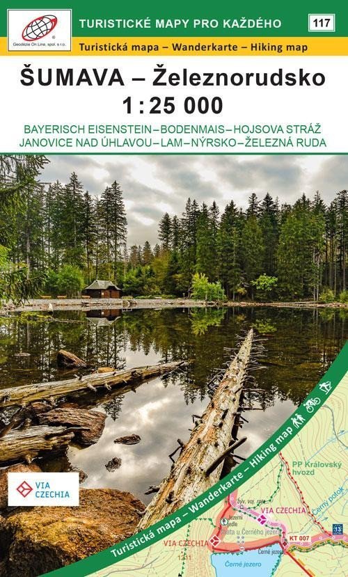 Šumava - Železnorudsko 125 000  117 Turistické mapy pro každého