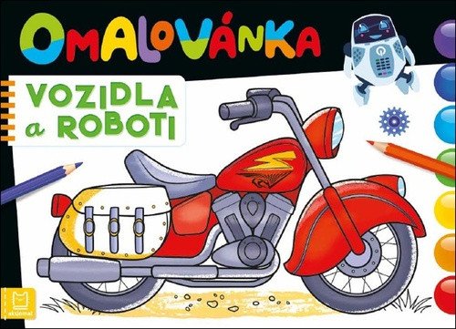 Omalovánka Vozidla a roboti