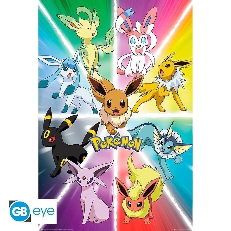 Pokémon Plakát Maxi Eevee Evolution 915 x 61 cm