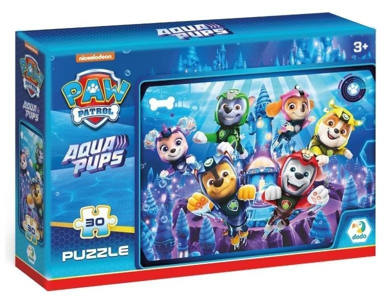 Puzzle Tlapková patrola Aqua Pups 30 dílků