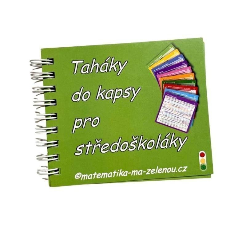 Taháky do kapsy pro středoškoláky - Matematika knížka – Zelená Zuzana